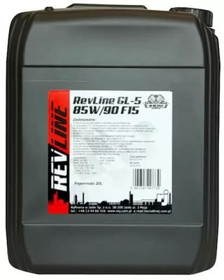 Revline GL-5 85W90 15F olej przekładniowy op.20L