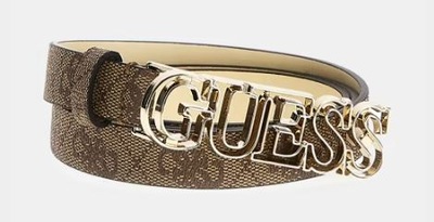 Guess pasek BW7859P3420 LTL beżowy L