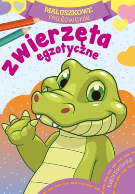 Zvieratá exotické batoľacie maľovanie