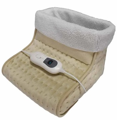 OGRZEWACZ ELEKTRYCZNY DO STÓP BUT GRZEWCZY Z FUTERKIEM PILOT TIMER BEŻOWY