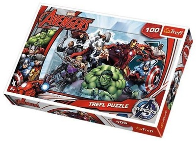 Trefl The Avengers Puzzle 100 el. Do ataku 16272