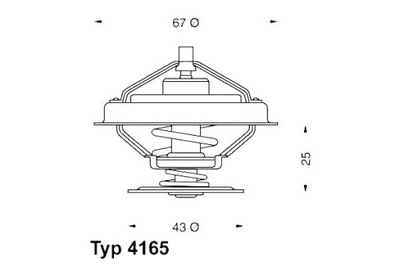 Wahler термостат iveco eurocargo фото №1