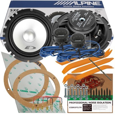 ALPINE ALTAVOCES NISSAN ALMERA N15 SERENA PARTE DELANTERA MDF  