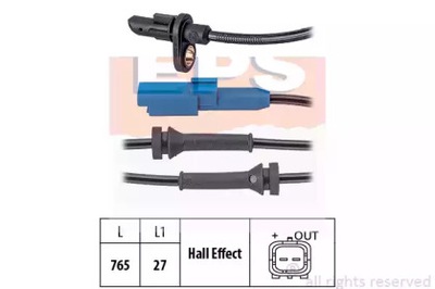 SENSOR ABS PEUGEOT CITROËN EPS  