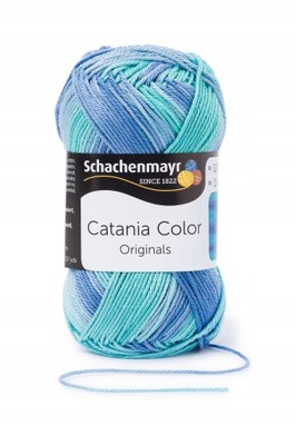50g włóczka 100% bawełna Catania Color morski 226