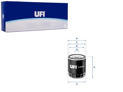 ФИЛЬТР МАСЛА UFI фото