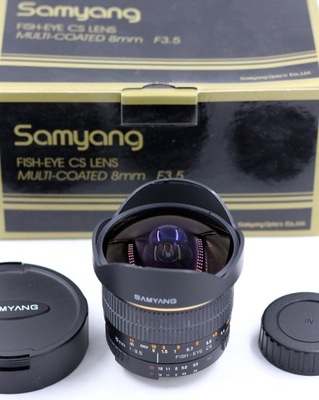 Obiektyw Samyang Nikon F 8mm f/3.5 Asph IF MC Fisheye używany