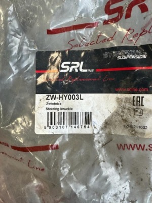 Поворотный кулак левый перед 1.7 crdi hyundai ix35 09-15r фото №1