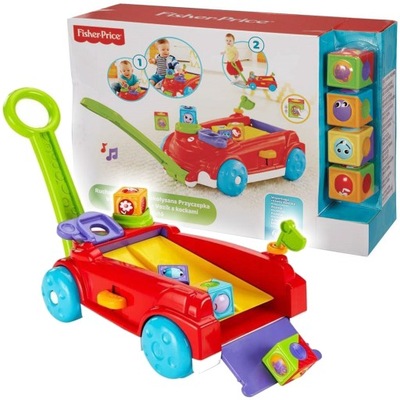 Fisher-Price RUCHOME KLOCKI, PRZYCZEPKA CFM97