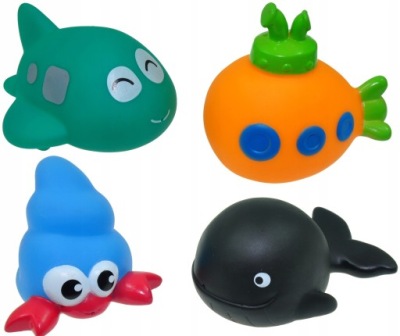 4szt RYBKI RYBKA NEMO DO KĄPIELI PISZCZEK GRYZAK