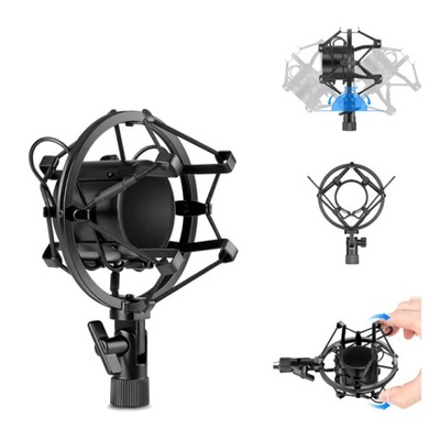 METALOWY ANTISHOCK KOSZ ANTYWIBRACYJNY MIKROFONU