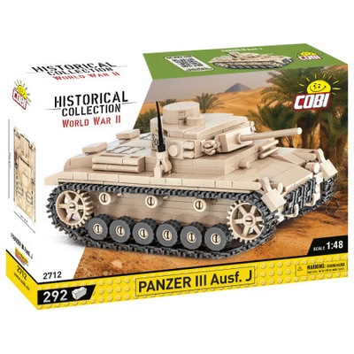 Cobi 2712 Niemiecki czołg PzKpfw III Ausf. J