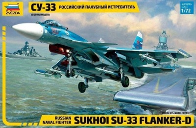 Model do sklejania Zvezda 7297 Russian Naval Fighter Sukhoi Su-33 Flanker-D