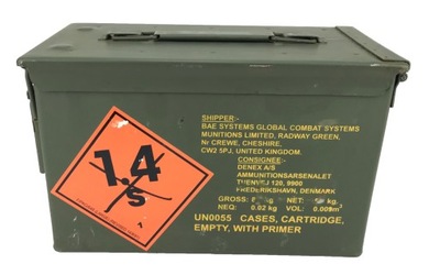 Metalowa skrzynka amunicyjna model US ARMY (S)
