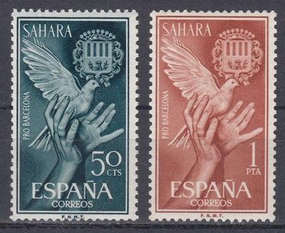 SAHARA ESPANOL - 1963 - Mi 251-252 - BARCELONA xx