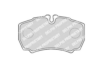 Delphi lp1826 набір гальмівних колодок гальмівних, гальма дискові фото №1