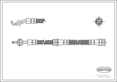 CABLE DE FRENADO FLEXIBLES MITSUBISHI  