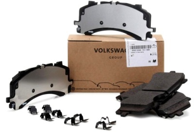 Гальмівні колодки гальмівні перед 4m0698151bl audi vw оригінальний номер оригінал фото №1