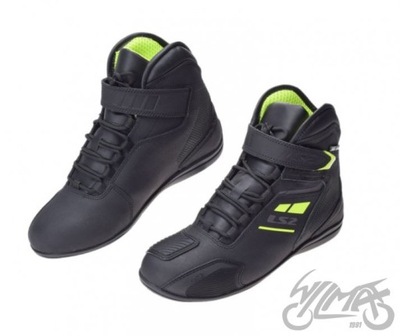 BUTY MOTOCYKLOWE LS2 GARRA MAN WP BLACK H-V YELLOW 43