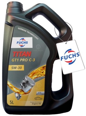 FUCHS TITAN GT1 PRO C-3 5W30 XTL 5L C3 SN