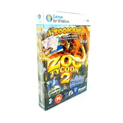 NOWA ZOO TYCOON 2 WYMARŁE GATUNKI PC PL