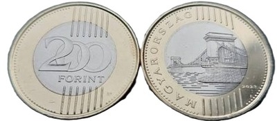 200 forintów (2023) Węgry - obiegowe UNC