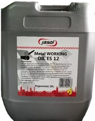 Jasol Metal Working Oil ES 12 op. 20 l