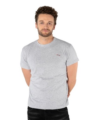 Koszulka Podkoszulek Tshirt Męski 100% Bawełniany Krótki Rękaw K2002-7 XL