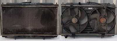 Nissan almera n16 lift 06 r 1.5 16v радиатор wody вентиляторы фото №1