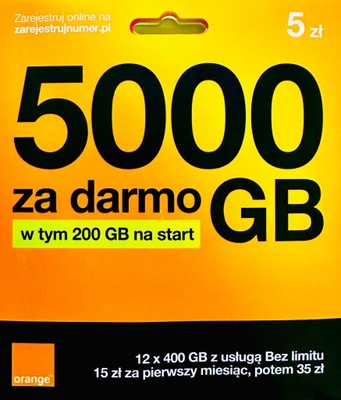 -- 505 896 836 -- SUPER NUMER ZŁOTY NUMER ORANGE