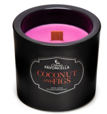 PAVONCELLA ŚWIECZKA ZAPACHOWA COCONUT AND FIGS 170G