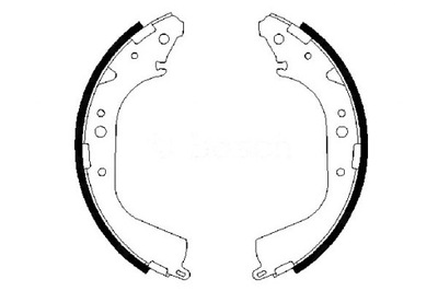 Bosch 986 487 414 набір колодка гальмівних фото №1