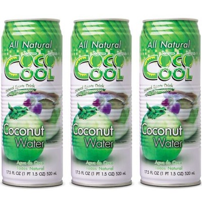 Coco Cool Woda kokosowa Zestaw 3 x 520 ml