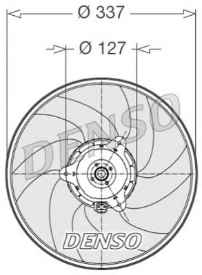 ВЕНТИЛЯТОР РАДІАТОРА PEUGEOT