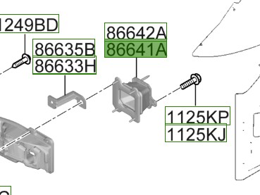 Кронштейн бампера заднего оригинальный номер 86641n7100 фото №1