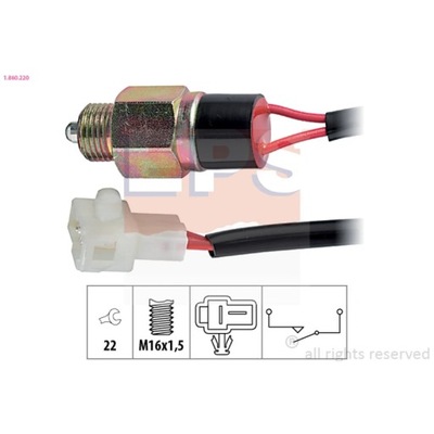 ПЕРЕМИКАЧ, СТОП СИГНАЛ ЗАДНЬОГО ХОДУ EPS 1.860.220