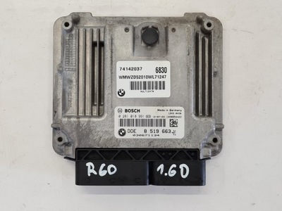 Mini countryman r60 блок керування двигуна 1.6d фото №1