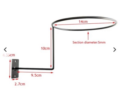 UCHWYT WIESZAK NA KASK MOTOCYKLOWY ROWEROWY