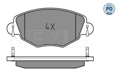 ZAPATAS DE FRENADO FORD P. MONDEO 00- B  