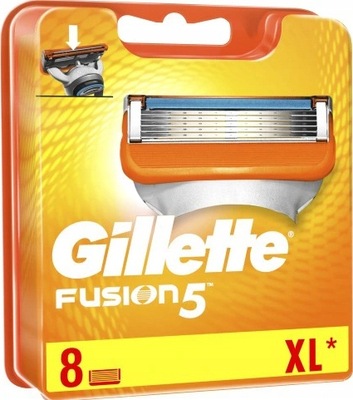 Gillette Fusion 5- 8 szt. Wkłady 100% oryginał