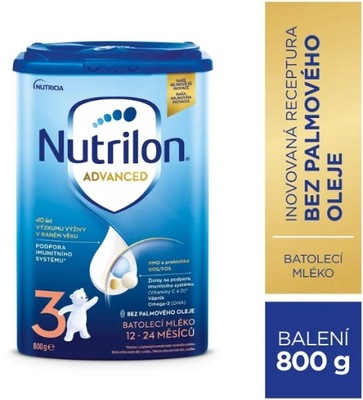 Nutrilon 3 Advanced Mleko dla niemowląt 800g