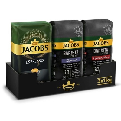 Kawa ziarnista Jacobs zestaw Espresso 3 kg