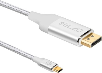 Kabel USB-C 3.1 do mini DisplayPort 1,8m 4k 60hz ELZO
