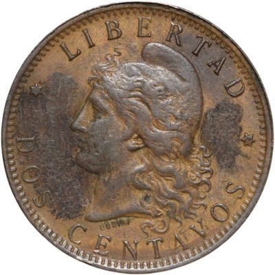 Argentyna 2 centavos 1893