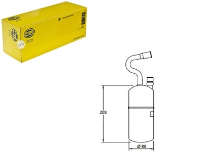 HELLA OSUSZACZ KLIMATYZACJI VOLVO