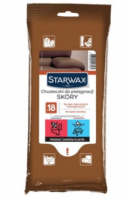 STARWAX chusteczki do czyszczenia pielęgnacji skór