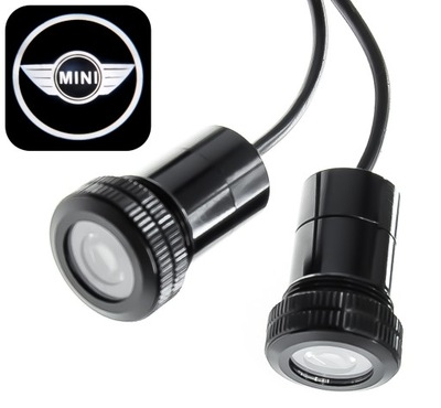 MINI DIODO LUMINOSO LED LOGOTIPO PROYECTOR COOPER CLUBMAN R50 I INNE!  