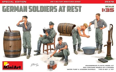 German Soldiers at Rest. Special Edition 1:35 MiniArt 35378