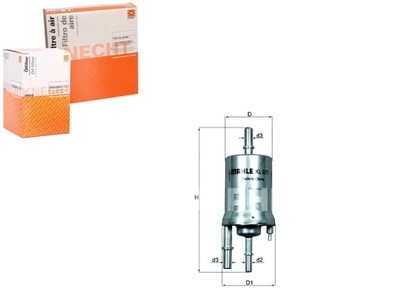 Knecht фільтр пального wk6015 3185500 wf8484 фото №1