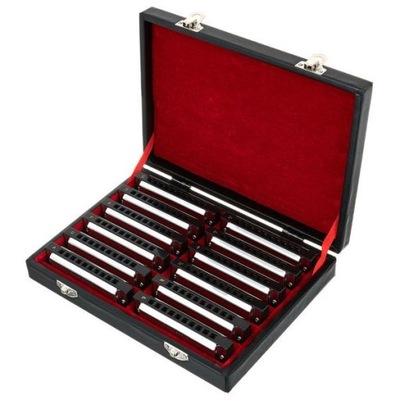 Zestaw harmonijek harmonijka ustna Harley Benton Blues Harmonica Set